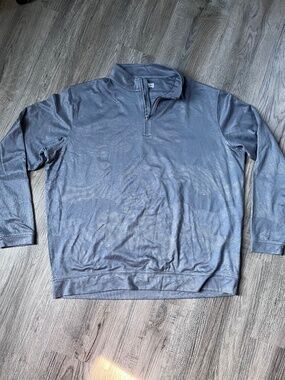 Peter Millar Perth Pullover Mens XL Camo Performance Jacquard Quarter-Zip 1/4